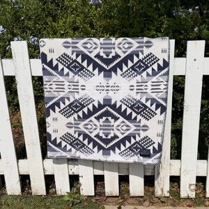 Pendleton Home Cotton Blend Throw Blanket Westward Journey Southwest 63x66 FLAW